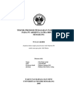 Download TEKNIK PROMOSI PEMASARAN PARIWISATA PADA PT ARMINTA JATRA BHUANA SEMARANG by Shanti Fitriani SP SN21033557 doc pdf