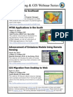 SFE Mapping and GIS Webinar Series