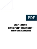 Chapter Four Development of Pavement Performance Models