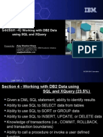 4) Working With DB2 Data Using SQL and XQuery