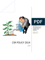 CSR Policy 2014