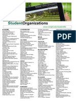 Student Organizations-Ncaa List