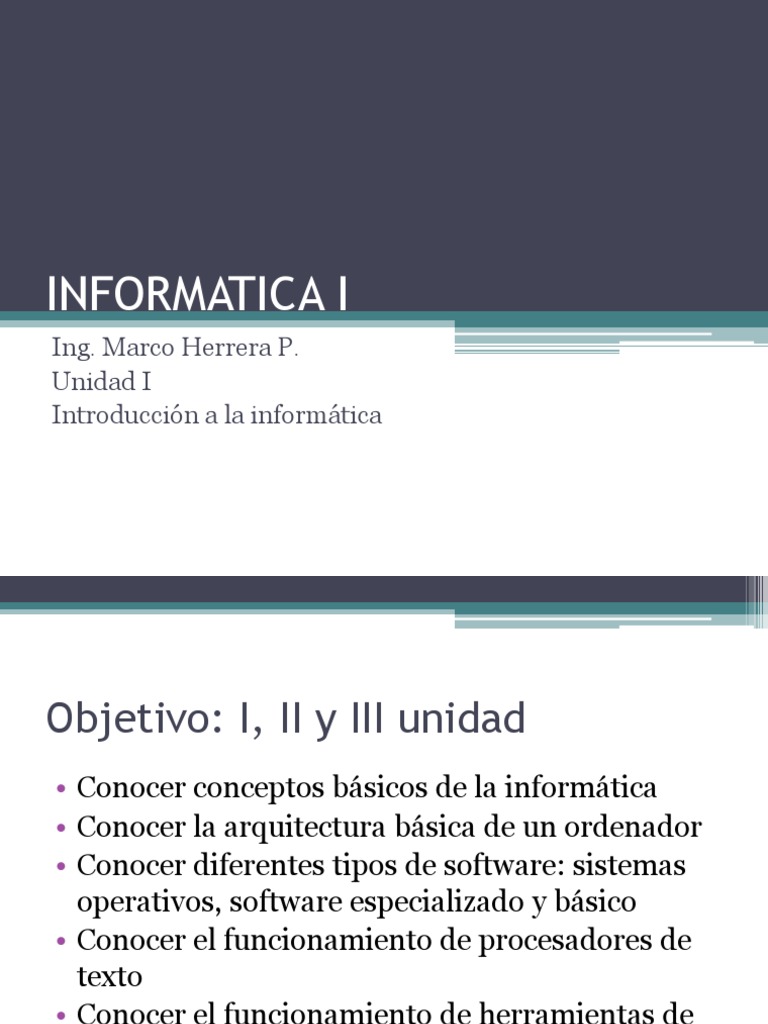 Introducción a la Informática I | PDF | Memoria de sólo lectura ...