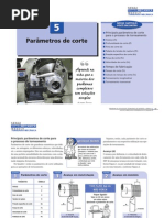 Parametros de Corte Torno Mec - Senai