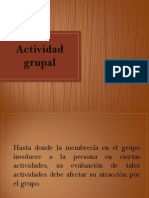 Actividad Grupal