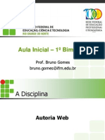 Dw 01 - Aula Inicial