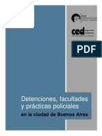 CELS - Detenciones - Facultades y Practicas Policiales en Buenos Aires Argentina