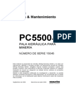 PC5500 SN 15045 Operation and Maintenance Spanish