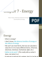 Physics 101 Chapter Energy Work 