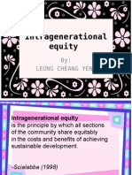 Intragenerational Equity