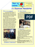 Sycamore Newsletter