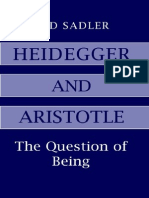 Ted Sadler - Heidegger & Aristotle The Question of Being