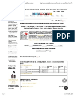 Wheel Bolt Pattern Cross Reference Database and Conversion Guide: CHEVROLET:GMC S-10, S-15 BLAZER, JIMMY, SONOMA 2X4 MID SIZE