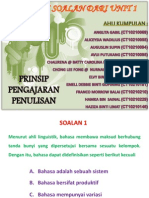 KUM 1 - UNIT 1 Soalan Prinsip Pengajarn Penulisan Sem 3#F243