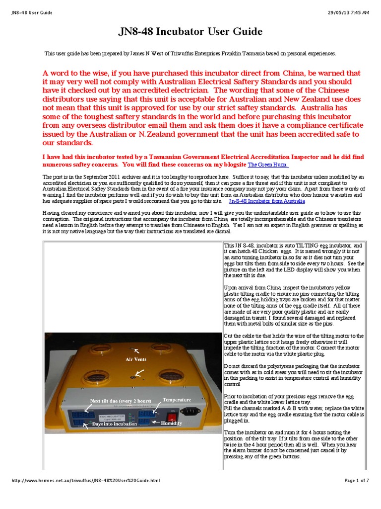 JN8-48 User Guide | PDF | Electrical Connector | Chicken