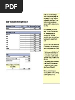 Body Measurements