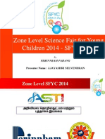 School & Zone Level Sciece Fair 2014 - Coordinator Template