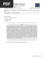 o Jogo, A Internet e o Mundo Das Criancas