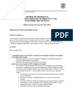 Informe NOVIEMBRE Y DICIEMBRE 2013