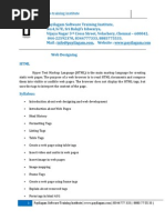 Payilagam PHP Web Designing Training Syllabus