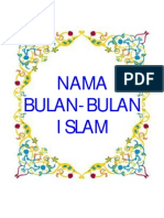 20 - Nama Bulan2 Islam