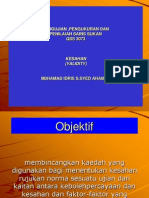 Kesahan Kebolehpercayaan (Minggu 3)