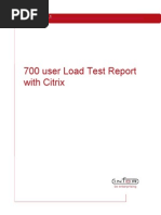 SX - Enterprise5.1 700userloadtestreportwithcitrix