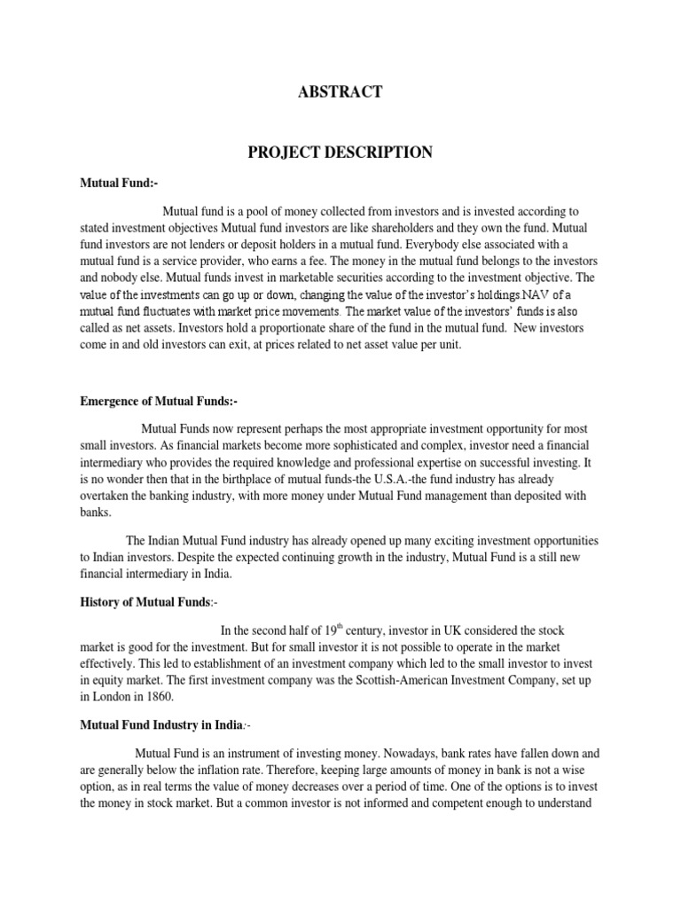 Various Investment Avenues PDF Bonds (Finance) Mutual Funds