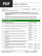 Methodology Checklist 2: Controlled Trials: Section 1: Internal Validity