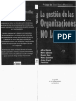 La Gestion de Org No Lucrativas 01 INCLUYE CAPITULO 1