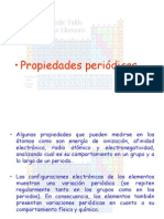 Tabla Periodica Propiedades Periodicas