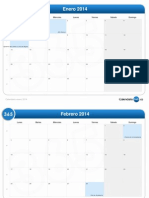 Calendario Del Mes-2014