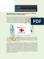 Attestation Premiers Secours – ESSR