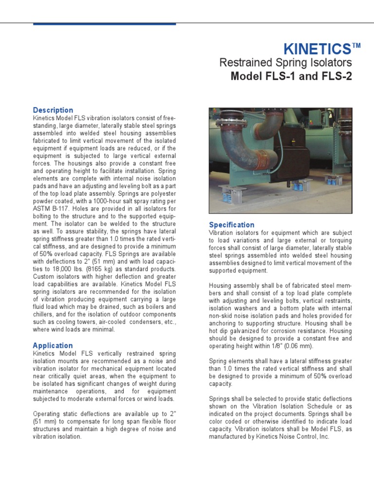 Antivibration Mounts PDF Structural Steel Structural Load