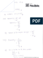 Gce o Level 2012 Emaths 4016 Paper 1 Solutions