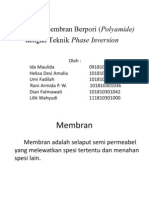 Pembuatan Membran Berpori (Polyamide) Dengan Teknik