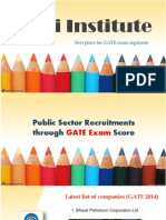 Public Sector Organizations Gate Score