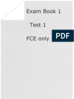 FCE Exam Book 1 - Test 1