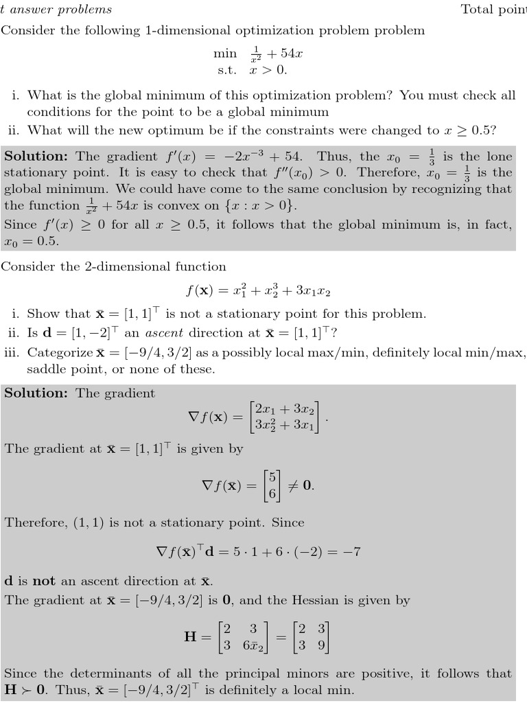Solutions | PDF | Mathematical Optimization | Mathematical Analysis