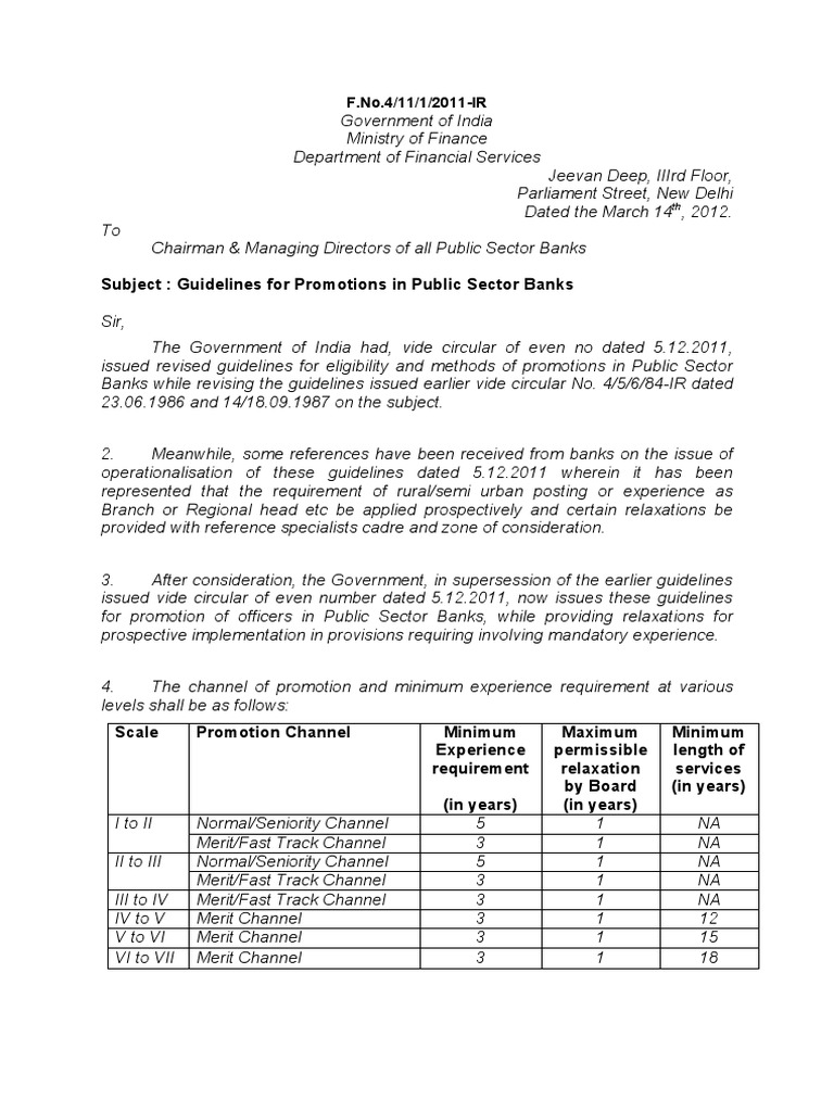 Guidelines for Bank Promotions | PDF | Finance & Money Management