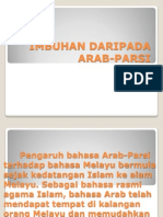 Imbuhan Daripada Arab-Parsi