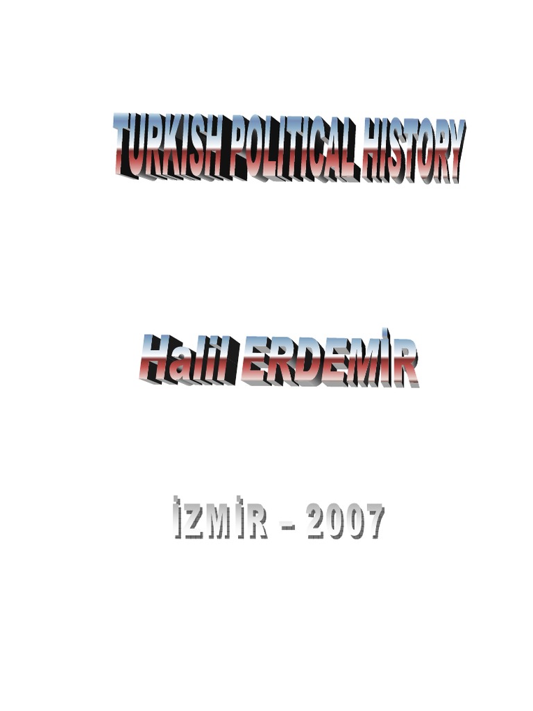 Turkish Political History | PDF | Ottoman Empire | Mustafa Kemal Atatürk