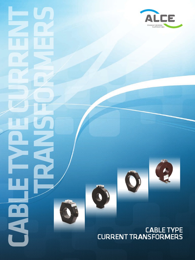Cable Type Current Transformers Overview | PDF | Cable | Transformer