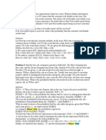 Problem 1: A Customer Has Approached A Bank For A Loan. Without Further Information