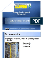 Network Documentation: Network Monitoring and Management