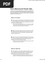 5 Ways to Memorise the Periodic Table - WikiHow