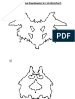 Pauta para localización Test de Rorschach