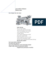 Materi Pembelajaran Bahasa Indonesia Untuk Kwelas 1 SD