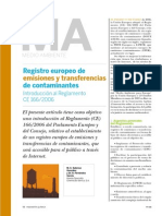 Registro Europeo de de Contaminantes: Emisiones y Transferencias