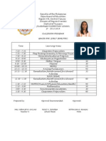 Classroom Program Grade One First Semester Grade 1 2013-2014